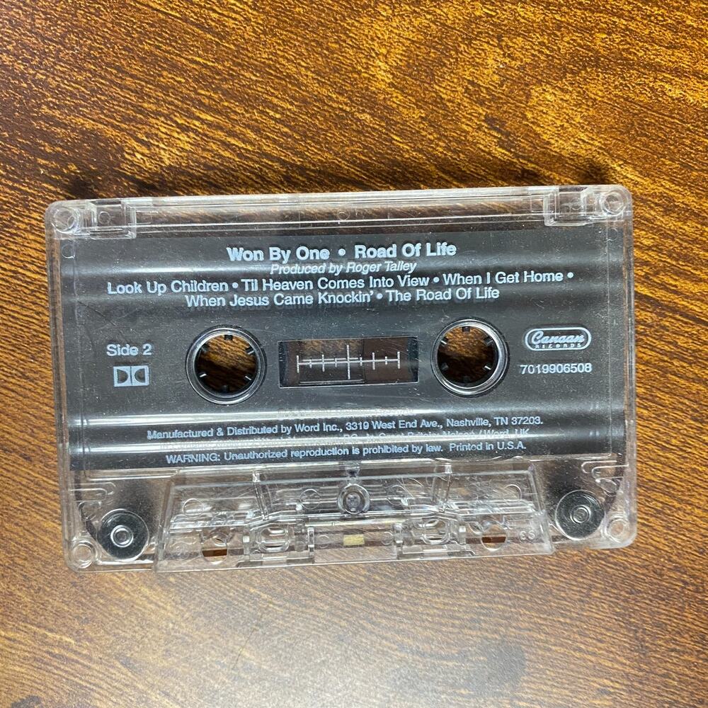 Won By One Road Of Life Cassette 1996 Canaan Records